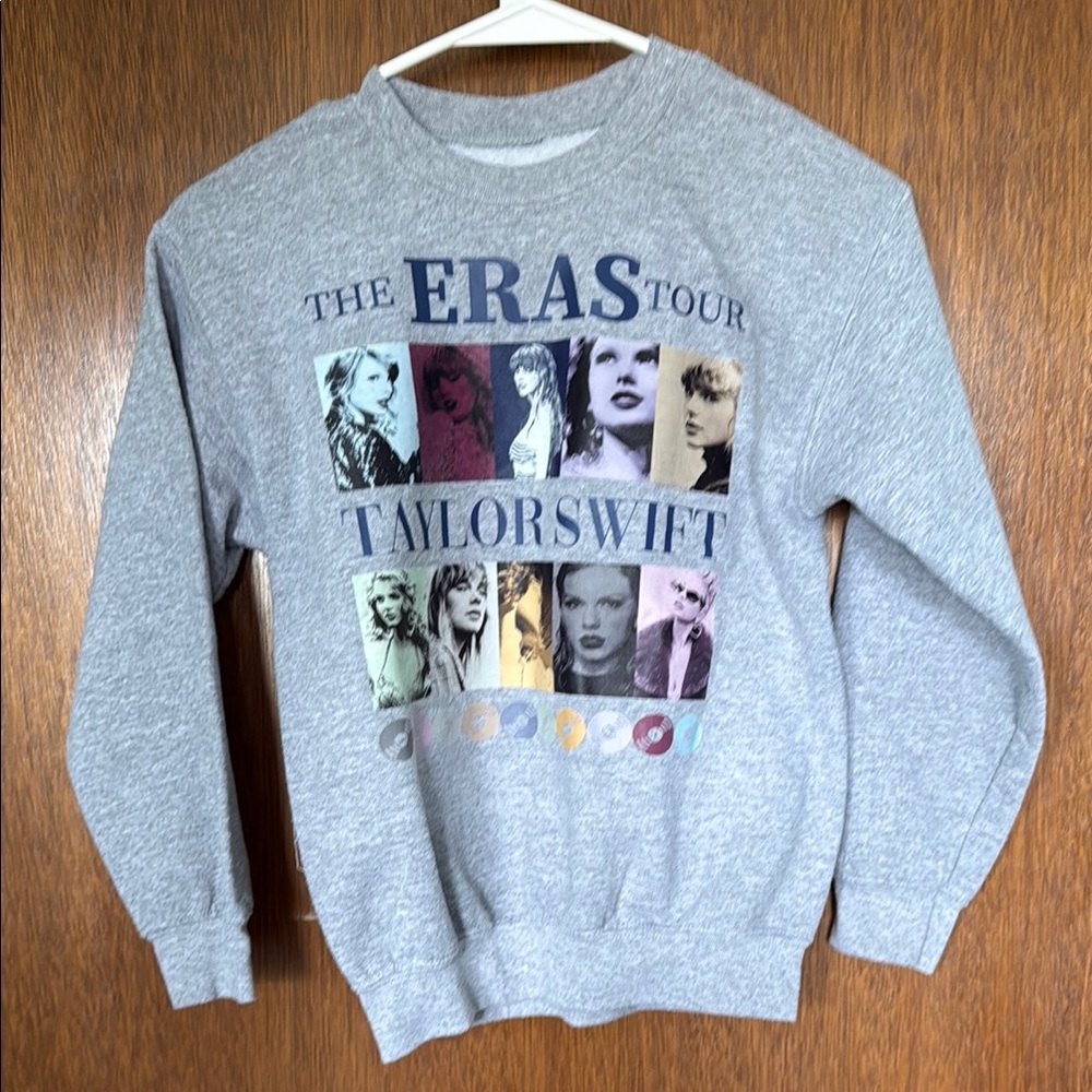 Gray Taylor Swift Eras Tour Sweatshirt